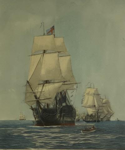 Lot 273: Etching and Aquatint Nautical