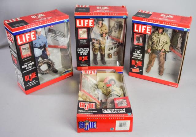 Lot 411: GI Joe Figures New In Boxes