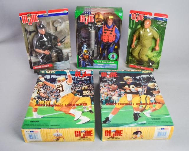 Lot 413: GI Joe Figures New In Boxes