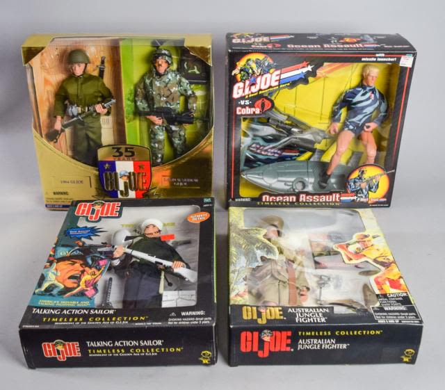 Lot 414: GI Joe Figures New In Boxes