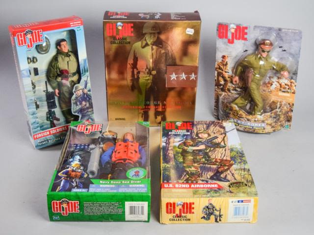 Lot 418: GI Joe Figures New In Boxes