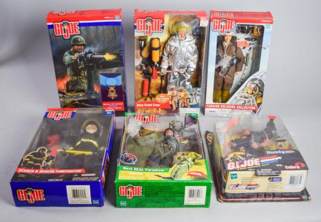 Lot 422: GI Joe Figures New In Boxes