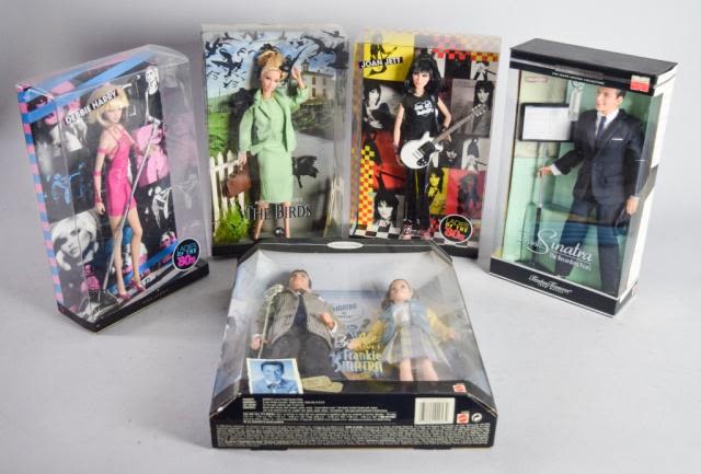 Lot 471: Barbie Sinatra Figure New In Box Joan Jett Debby Harry