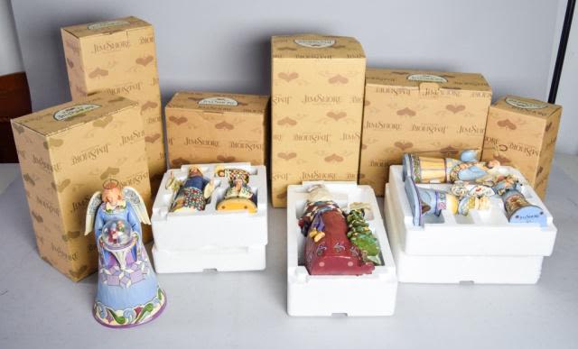 Lot 483: Grouping of Jim Shore Collectibles