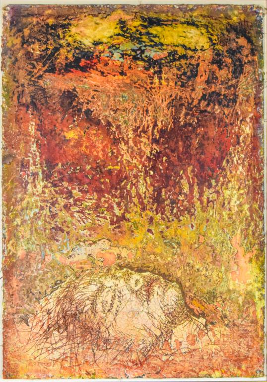 Lot 170: Kurt Trampedach Oil on Board Portrait of Woman