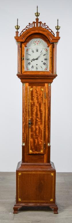 Lot 184: Elmer Stennes Grandmother Clock