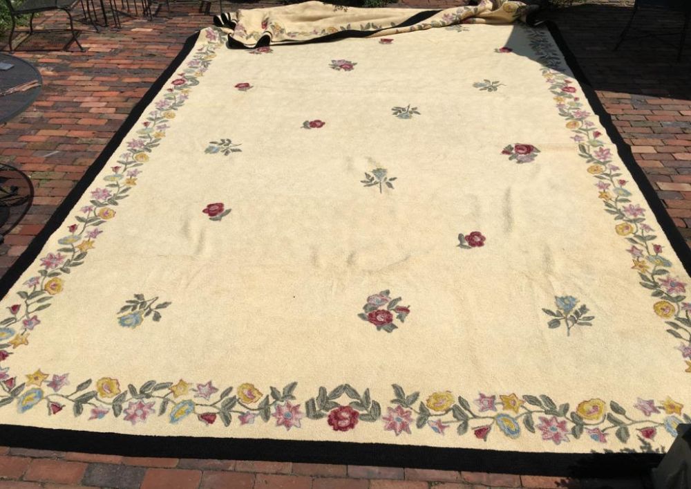 Lot 188: Priscilla Turner Hand Woven Wool Rug
