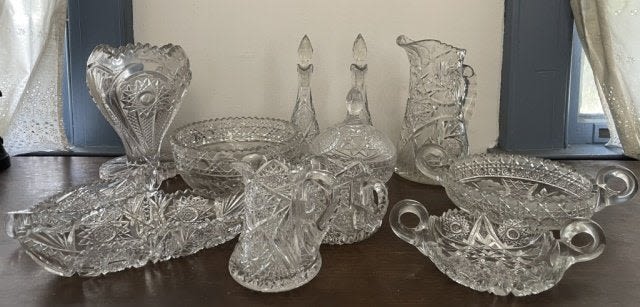Lot 510: Grouping of American Cut Glass
