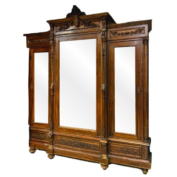 Lot 224: American Renaissance Revival Armoire
