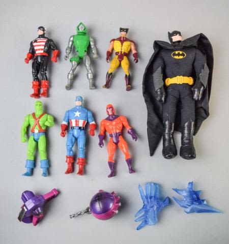 Lot 184: Grouping of DC and Marvel Action Figures