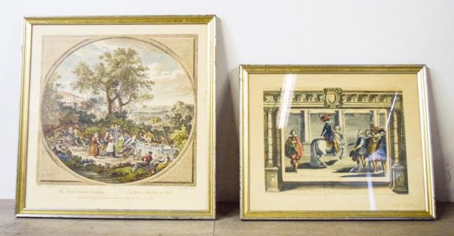 Lot 208: 2 European Engravings
