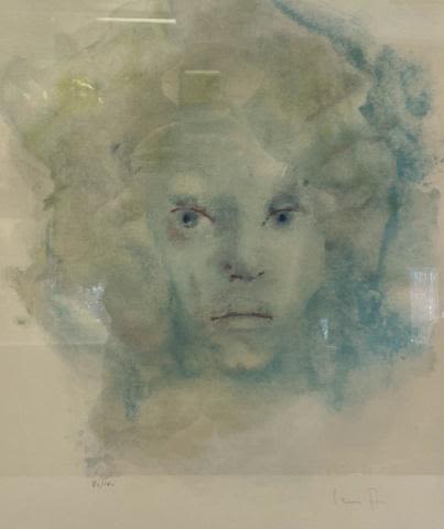 Lot 211: Leonor Fini Lithograph Portrait