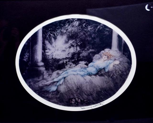 Lot 212: Louis Icart Print Sleeping Beauty