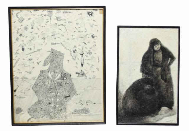 Lot 225: 2 Piece Art Lot