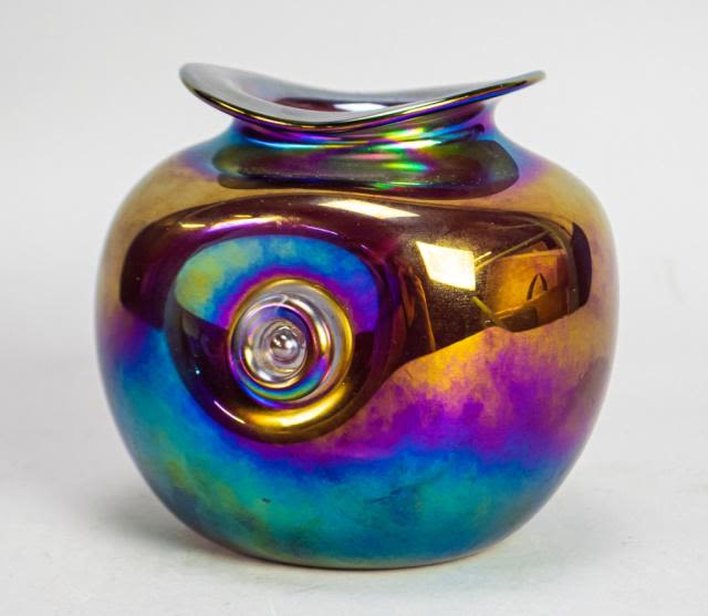 Lot 151: David J Atkinson Glass Bowl 1980