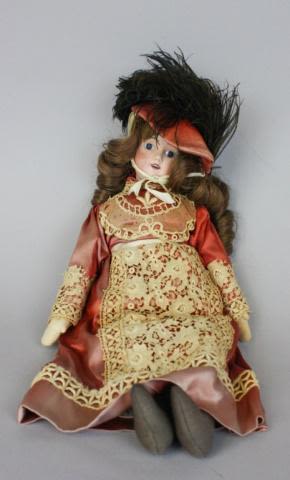 Lot 181: German Bisque Head Doll