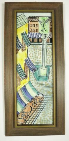 Lot 182: Harris G Strong Hand Painted Ceramic Tiles