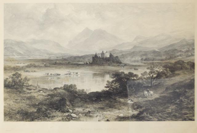 Lot 191: Horatio McCulloch Engraving Kilchurn Castle