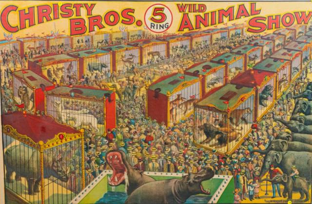 Lot 200: Christy Brothers Lithograph Circus Poster