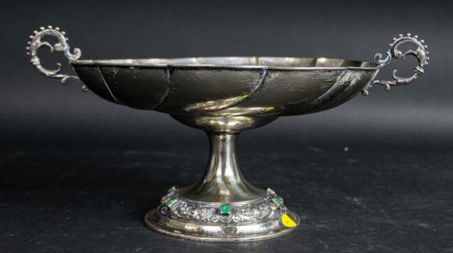 Lot 215: German 800 Silver Compote
