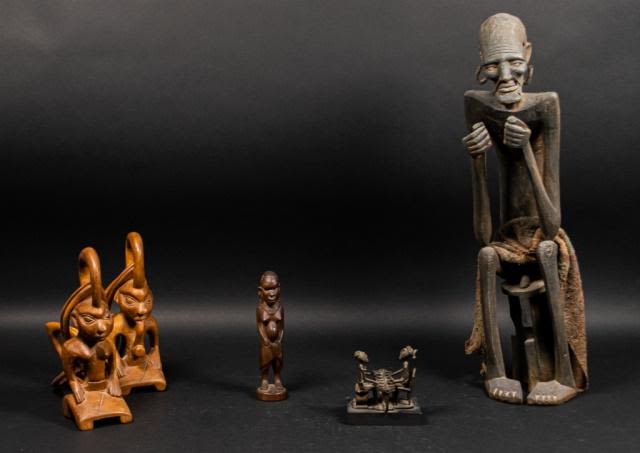 Lot 250: Lot of African Souvenir Art
