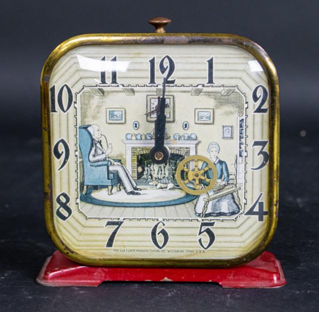 Lot 309: Lux Clock Co. Animated Alarm Clock