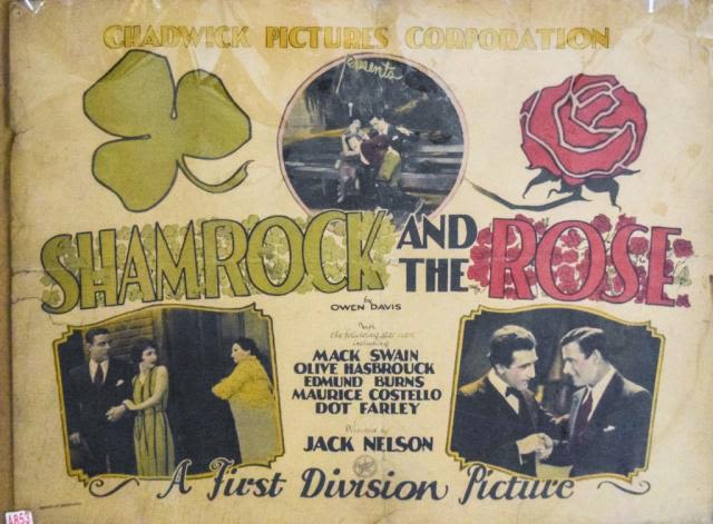 Lot 319: 1920s Movie Poster The Shamrock and the Rose
