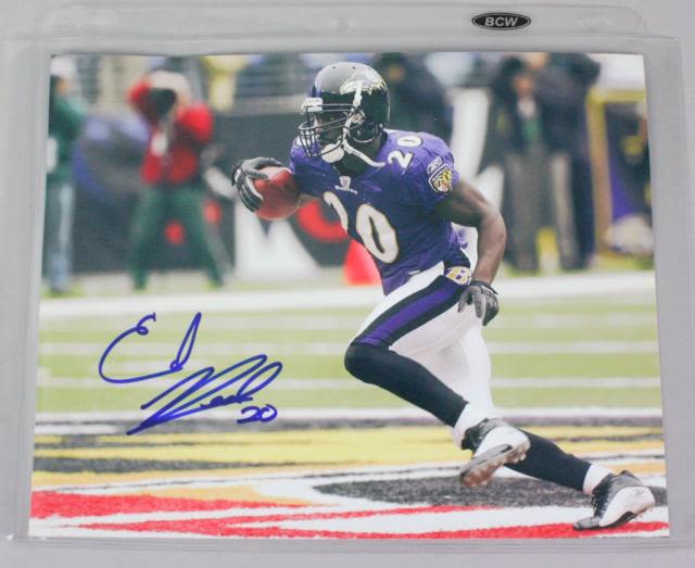 Lot 363: Ed Reed Baltimore Ravens Autographed Photo