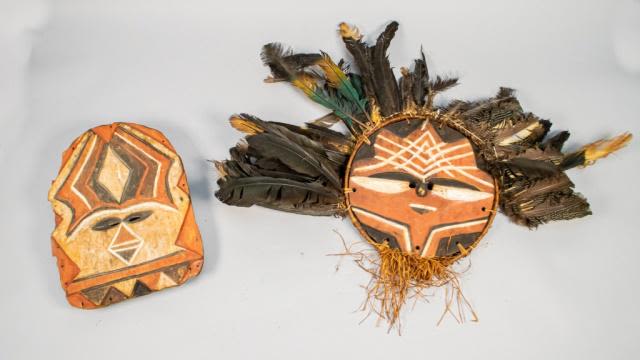 Lot 185: Two Teke Congo Masks