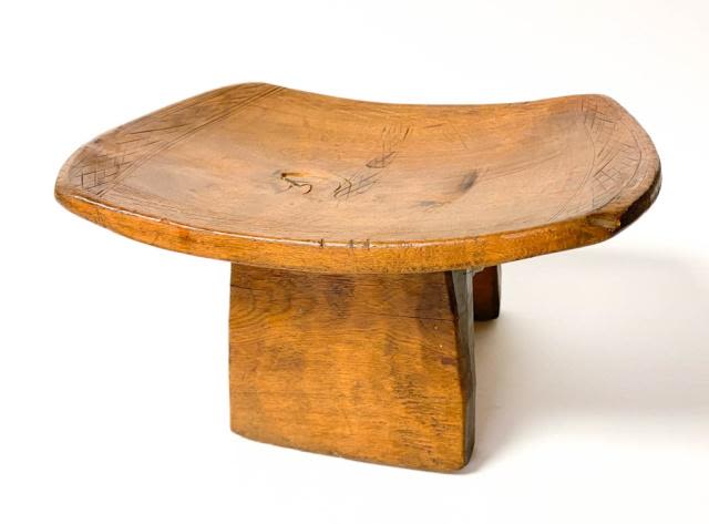 Lot 194: Wood Stool Togbo or Banda French Equatorial Africa
