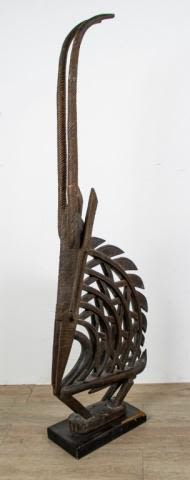 Lot 195: Bambara Tribe Tij Wara Chiwara Antelope Headdress