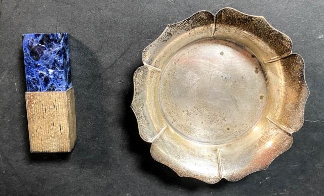 Lot 216: Cartier Paperweight and Ashtray