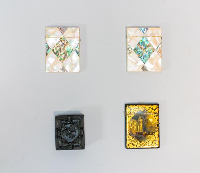 Lot 326: Card Cases & Daguerreotype