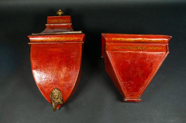 Lot 337: Painted Metal Hand Wash Basin