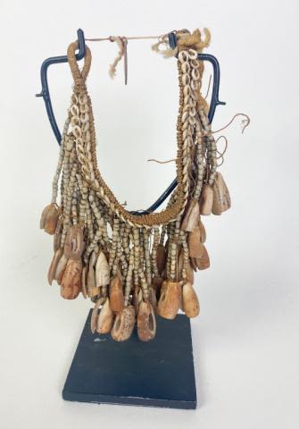 Lot 155: Leg Ornament, With Woven Fiber Band, Shells