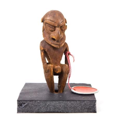 Lot 161: Lower Sepik River Male Charm Figure