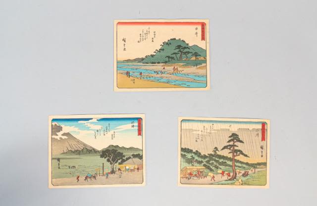 Lot 181: 3 Utagawa Hiroshige Prints