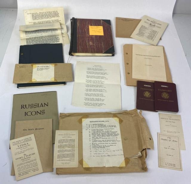 Lot 263: Louis Ledoux Ephemera Poetry and Non Asian Writing