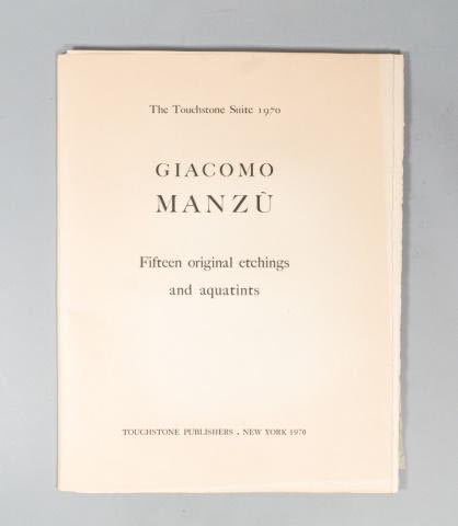 Lot 252: Giacomo Manzu Portfolio The Touchstone Suite 1970