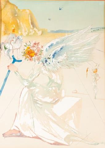 Lot 259: After Salvador Dali Lithograph Helen of Troy