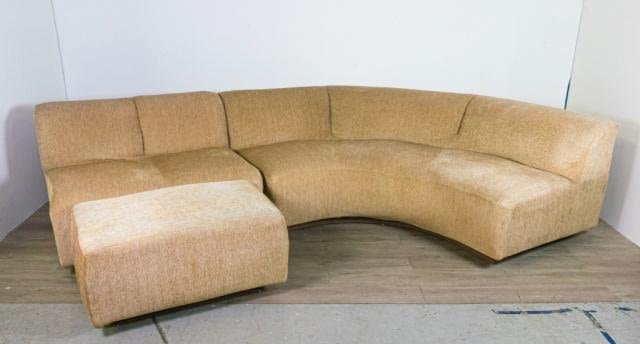 Lot 294: Mid Century Modern Sectional Sofa