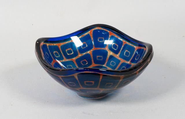 Lot 302: Sven Palmquist for Orrefors Ravenna Art Glass Bowl