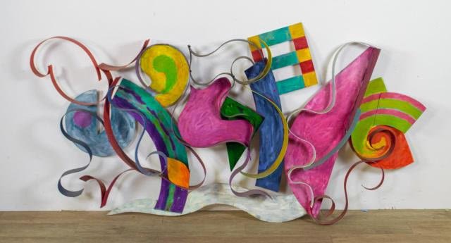 Lot 326: Heather Marcus Metal Wall Sculpture