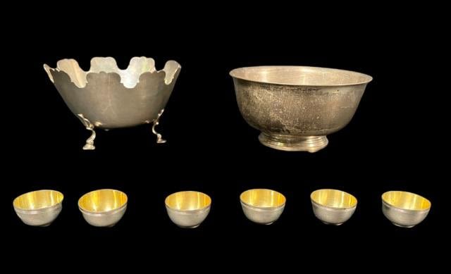 Lot 358: 8 Pieces of Tiffany and Company Makers Sterling