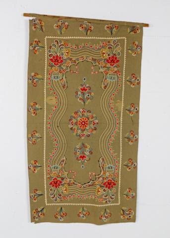 Lot 379: Stitched Tapestry Wall Hanging