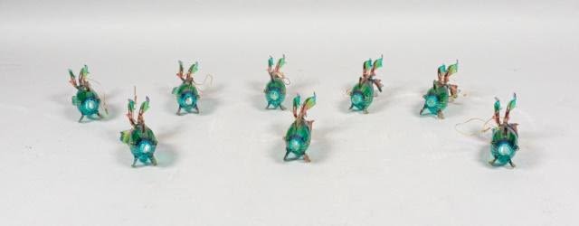 Lot 383: Grouping of Glass Christmas Ornaments