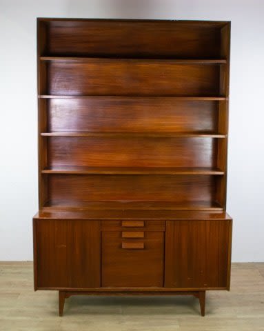 Lot 292A: Jens Risom Mid Century Modern Bookcase