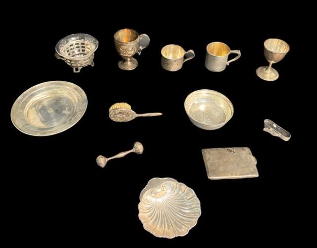 Lot 152: Lot of 12 Sterling Items