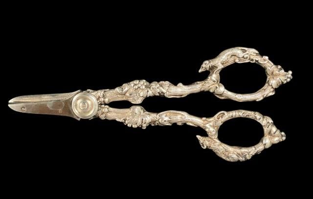 Lot 200: 19th Century Gorham Sterling Silver Grape Shears