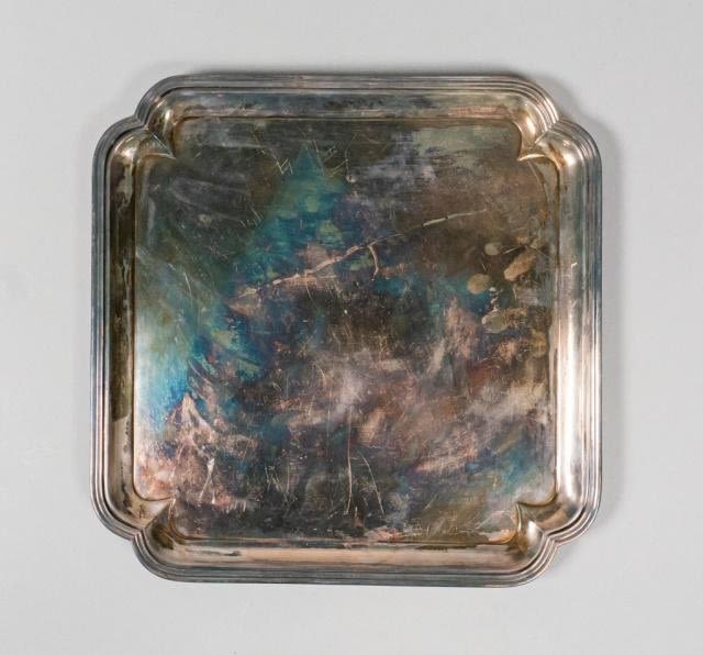 Lot 208: James Robinson Silver Plate Tray